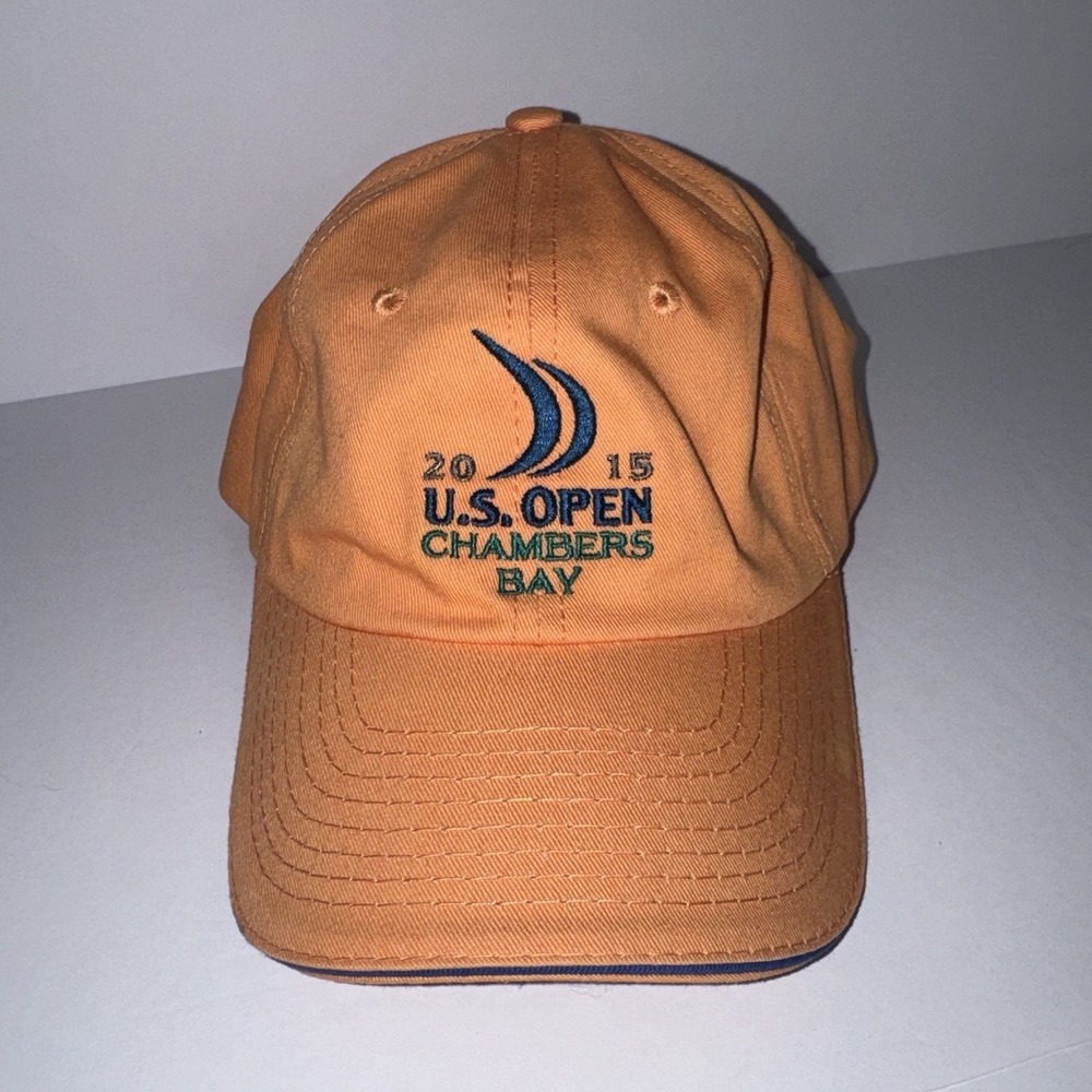 USGA 2015 U.S. Open Chambers Bay Strapback Adjustable Golf Hat PGA TOUR MERCH